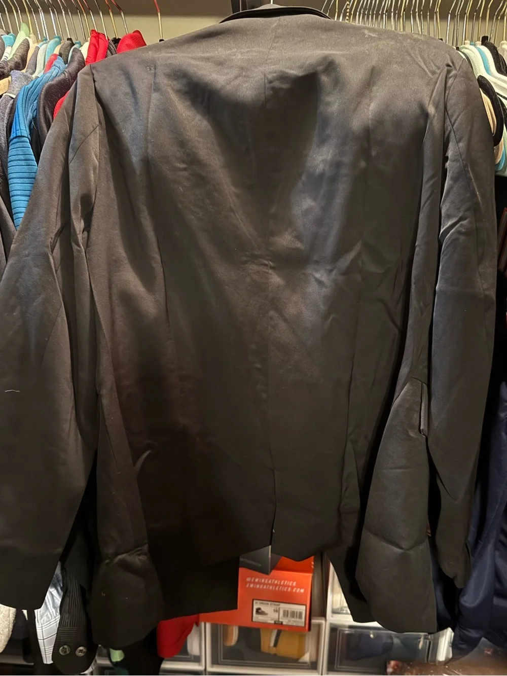 Classic Black Double-Breasted Blazer Women’s Size XL